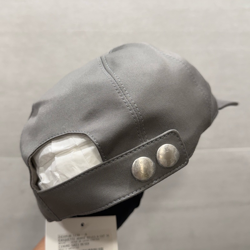 Hermes 男裝灰色鴨舌帽-2