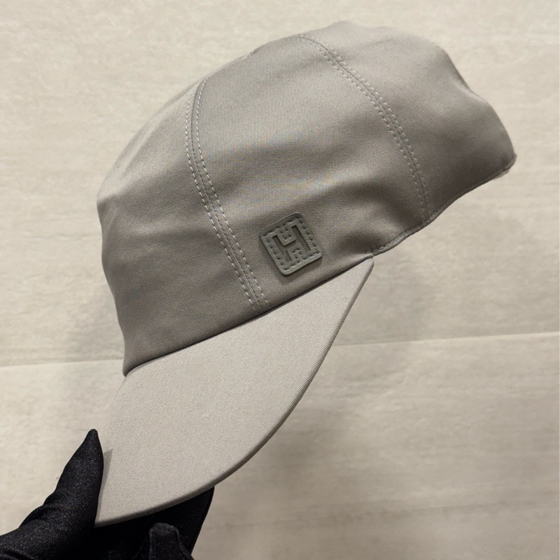Hermes 男裝灰色鴨舌帽-4
