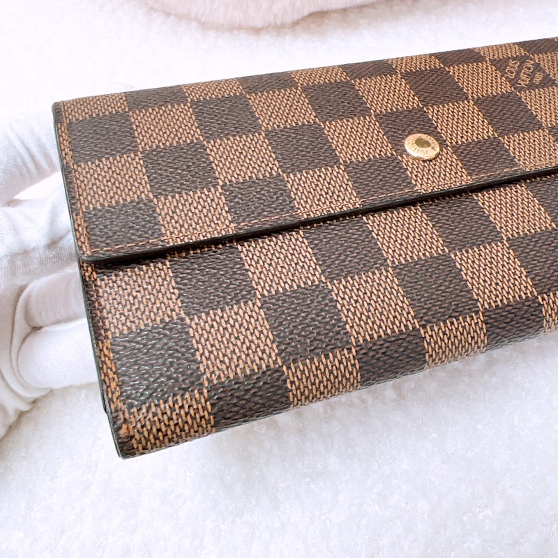 Lv 棕色棋盤長夾-1