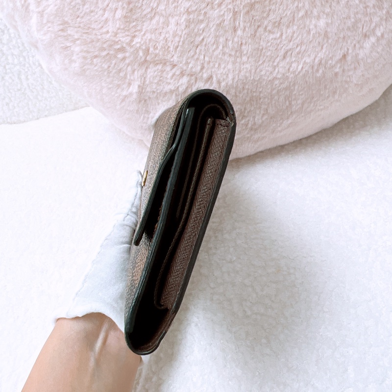 Lv 棕色棋盤長夾-3