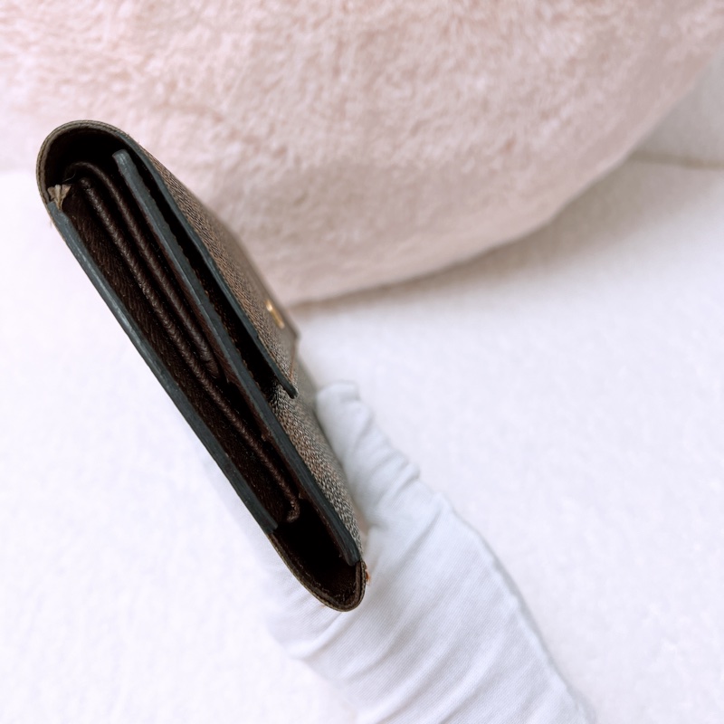 Lv 棕色棋盤長夾-4