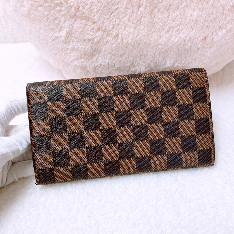 Lv 棕色棋盤長夾-5