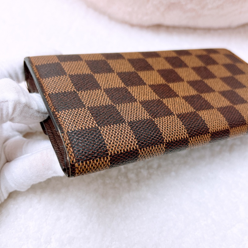 Lv 棕色棋盤長夾-6