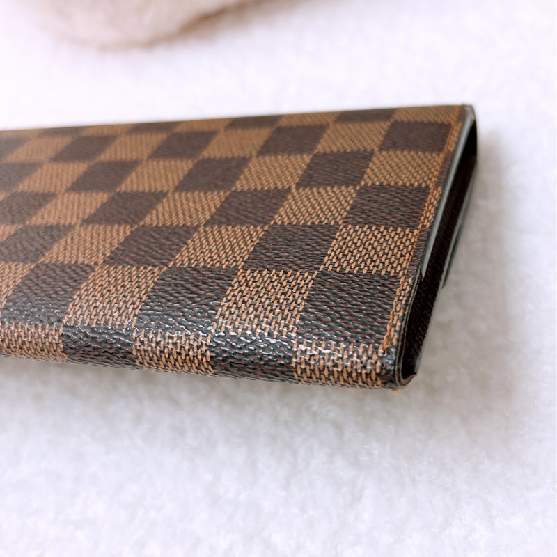 Lv 棕色棋盤長夾-7