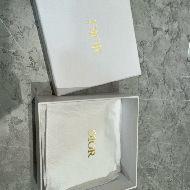 Dior 蒙田30 女用短夾 奶茶色-19