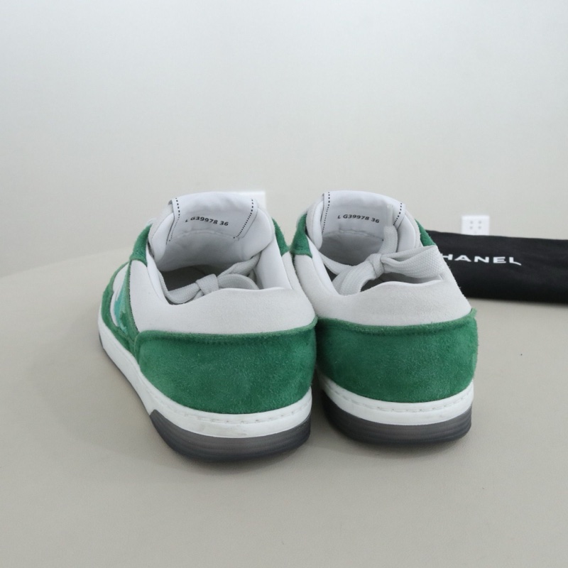 98新香奈兒23P綠色熊貓鞋板鞋36碼配件防塵袋-1