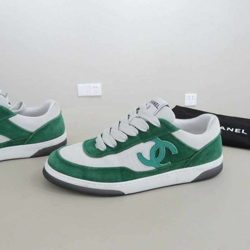 98新香奈兒23P綠色熊貓鞋板鞋36碼配件防塵袋-4