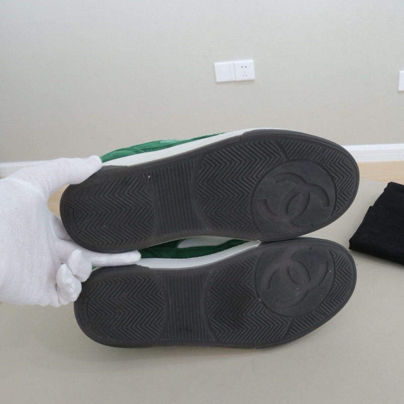 98新香奈兒23P綠色熊貓鞋板鞋36碼配件防塵袋-7