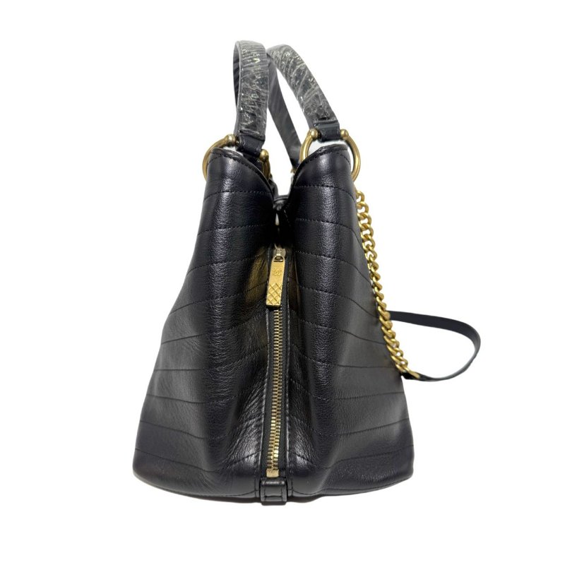 【2489】Chanel 手提斜挎包 黑色 牛皮 大號-2