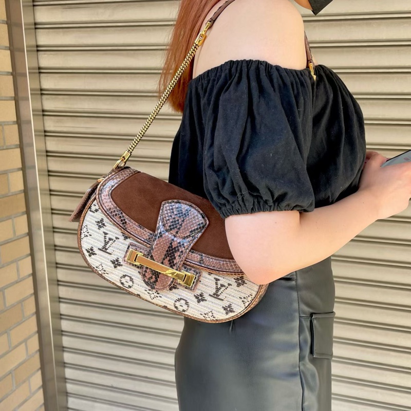 「JL精品代購」95新 LV超稀有收藏款美品帝國系列 黎凡特日出款單肩包-1