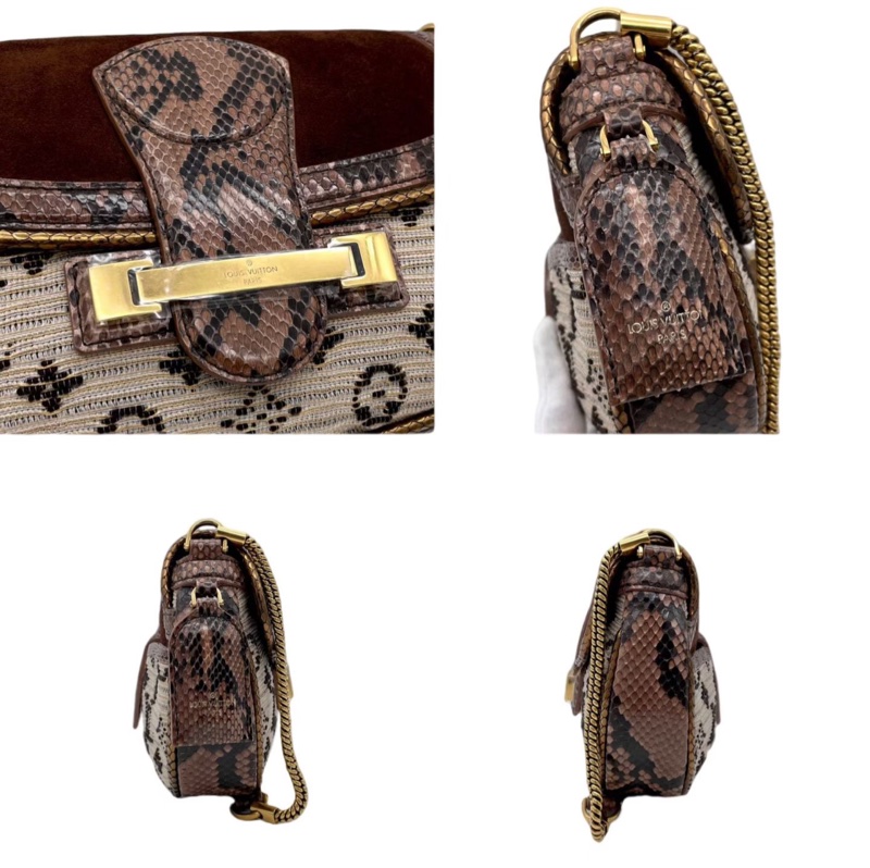 「JL精品代購」95新 LV超稀有收藏款美品帝國系列 黎凡特日出款單肩包-6