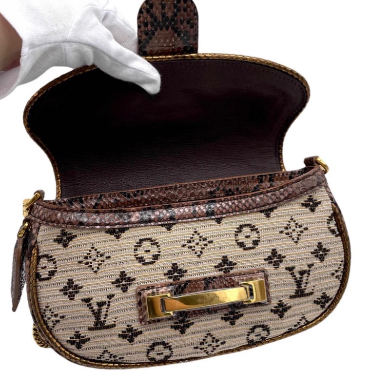 「JL精品代購」95新 LV超稀有收藏款美品帝國系列 黎凡特日出款單肩包-8