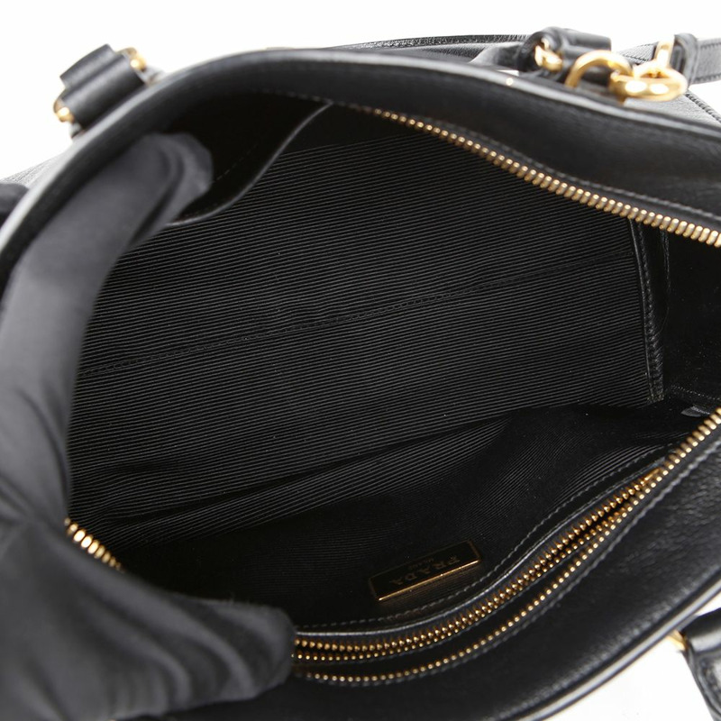 PRADA 1BA164 Logo 手提單肩包-8