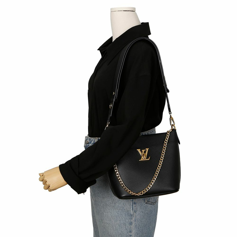 【包稅】LOUIS VUITTON M24006 Lock and Walk 水桶斜背包-7