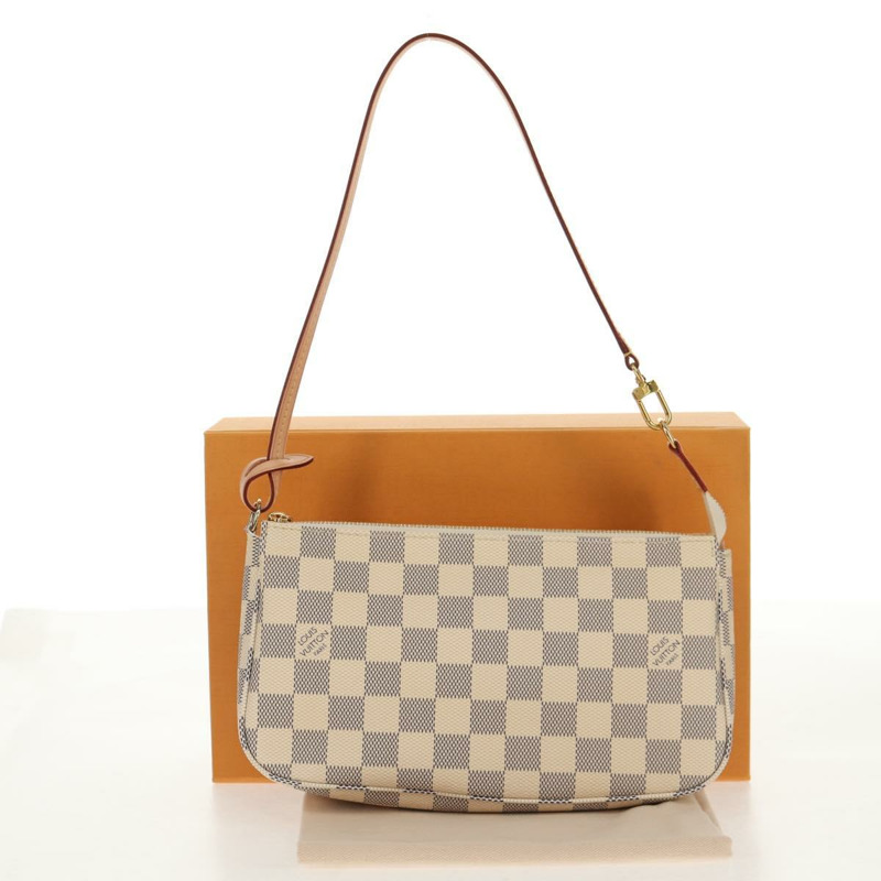 【日本直送】路易威登 Damier Azur 手拿包配件袋 N51986 LV 正品 136598M-11