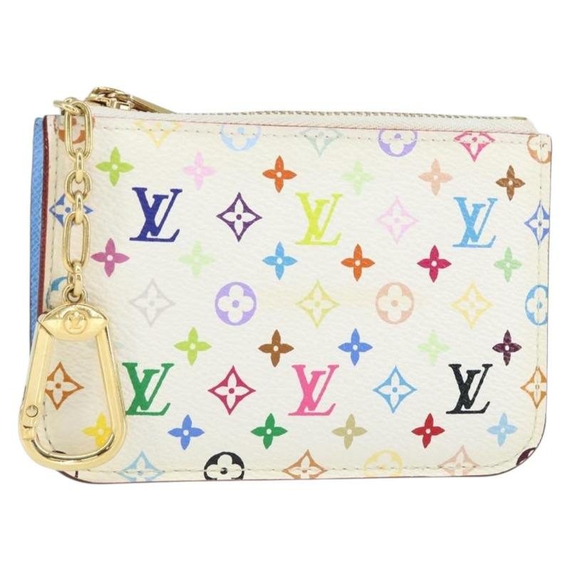 【日本直送】路易威登 (LOUIS VUITTON) 多色 Pochette ClesNM 零錢包 白色 M93734 LV 正品 149233V-0