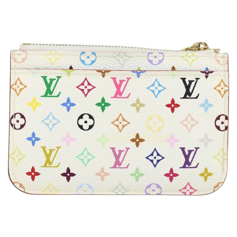 【日本直送】路易威登 (LOUIS VUITTON) 多色 Pochette ClesNM 零錢包 白色 M93734 LV 正品 149233V-1