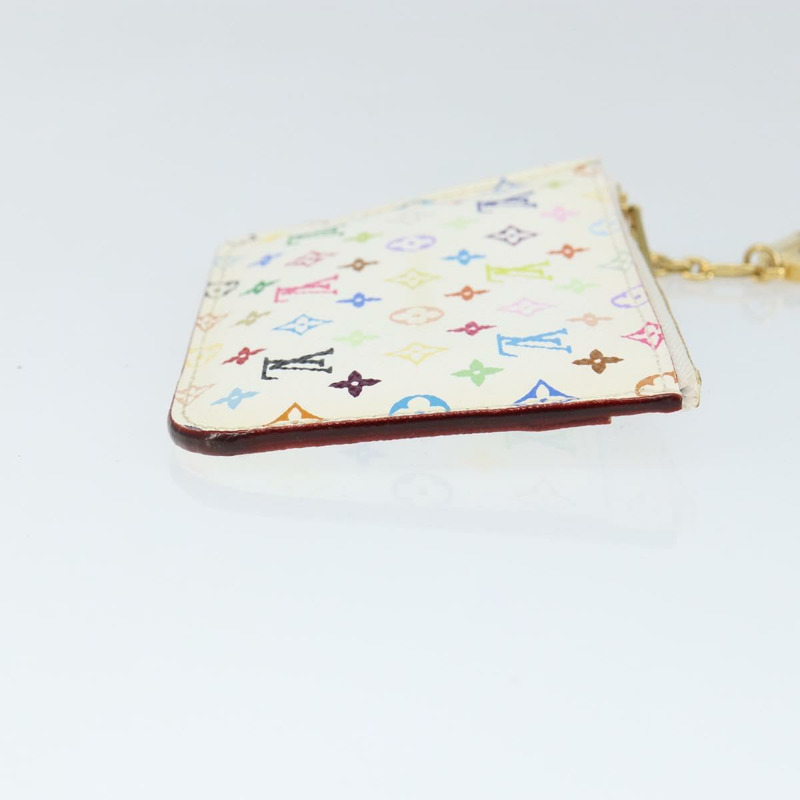 【日本直送】路易威登 (LOUIS VUITTON) 多色 Pochette ClesNM 零錢包 白色 M93734 LV 正品 149233V-2