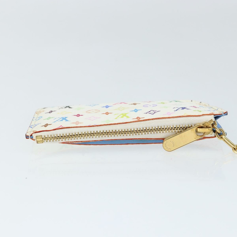 【日本直送】路易威登 (LOUIS VUITTON) 多色 Pochette ClesNM 零錢包 白色 M93734 LV 正品 149233V-4