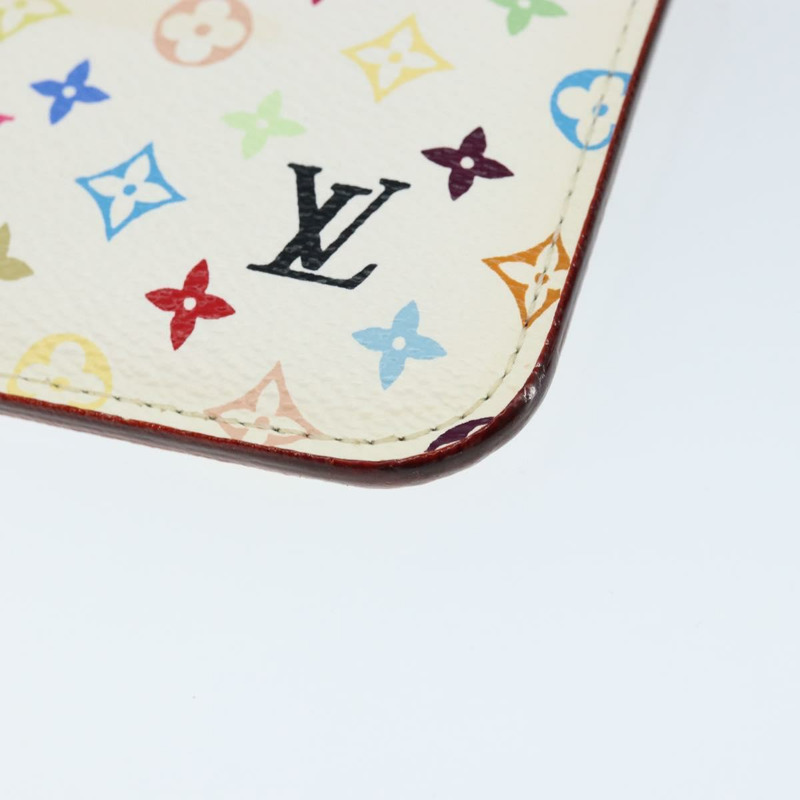 【日本直送】路易威登 (LOUIS VUITTON) 多色 Pochette ClesNM 零錢包 白色 M93734 LV 正品 149233V-6