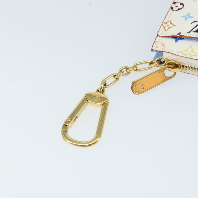 【日本直送】路易威登 (LOUIS VUITTON) 多色 Pochette ClesNM 零錢包 白色 M93734 LV 正品 149233V-7