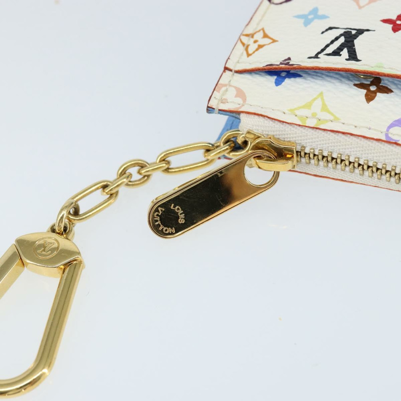 【日本直送】路易威登 (LOUIS VUITTON) 多色 Pochette ClesNM 零錢包 白色 M93734 LV 正品 149233V-8