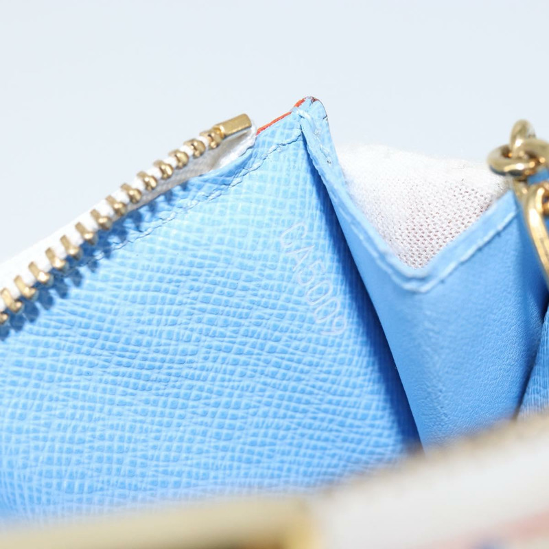 【日本直送】路易威登 (LOUIS VUITTON) 多色 Pochette ClesNM 零錢包 白色 M93734 LV 正品 149233V-10