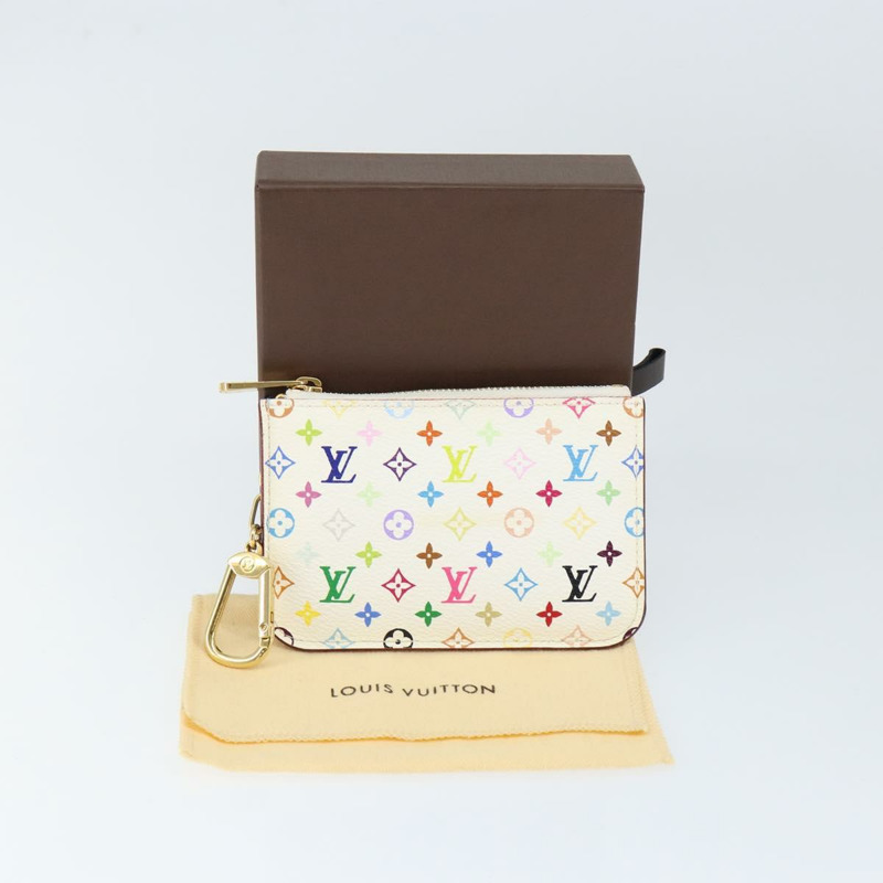 【日本直送】路易威登 (LOUIS VUITTON) 多色 Pochette ClesNM 零錢包 白色 M93734 LV 正品 149233V-11