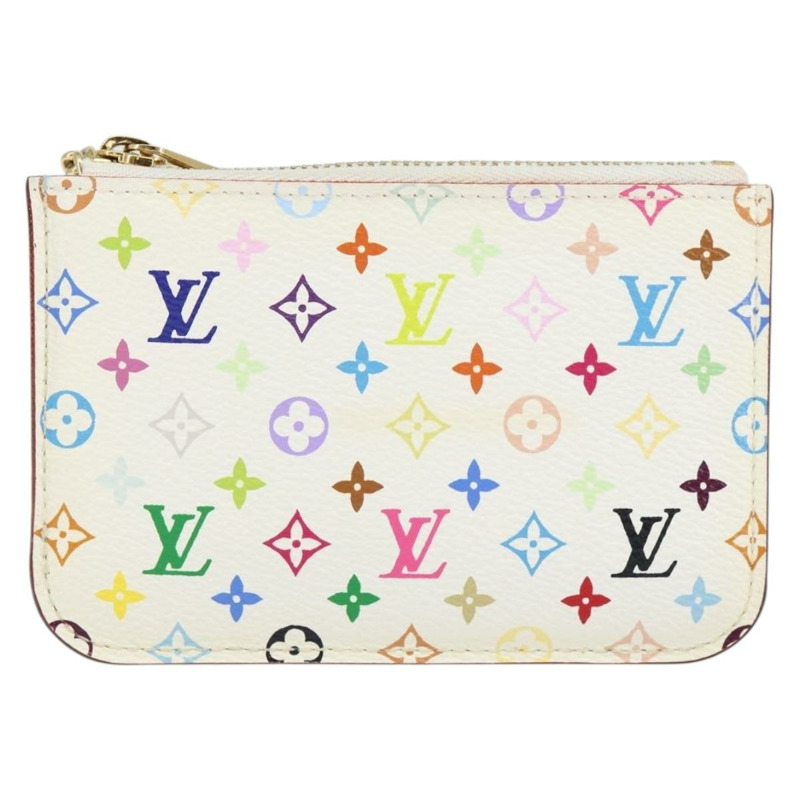 【日本直送】路易威登 (LOUIS VUITTON) 多色 Pochette ClesNM 零錢包 白色 M93734 LV 正品 149233V-12