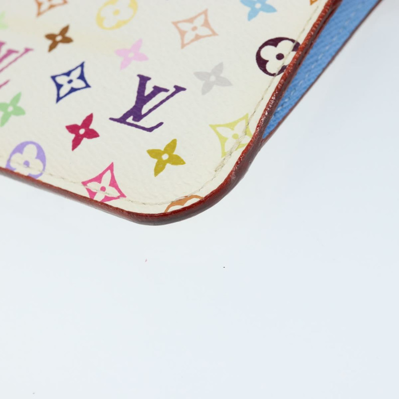 【日本直送】路易威登 (LOUIS VUITTON) 多色 Pochette ClesNM 零錢包 白色 M93734 LV 正品 149233V-14