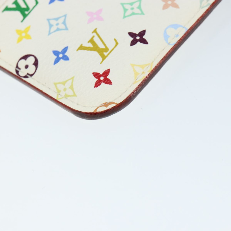 【日本直送】路易威登 (LOUIS VUITTON) 多色 Pochette ClesNM 零錢包 白色 M93734 LV 正品 149233V-15