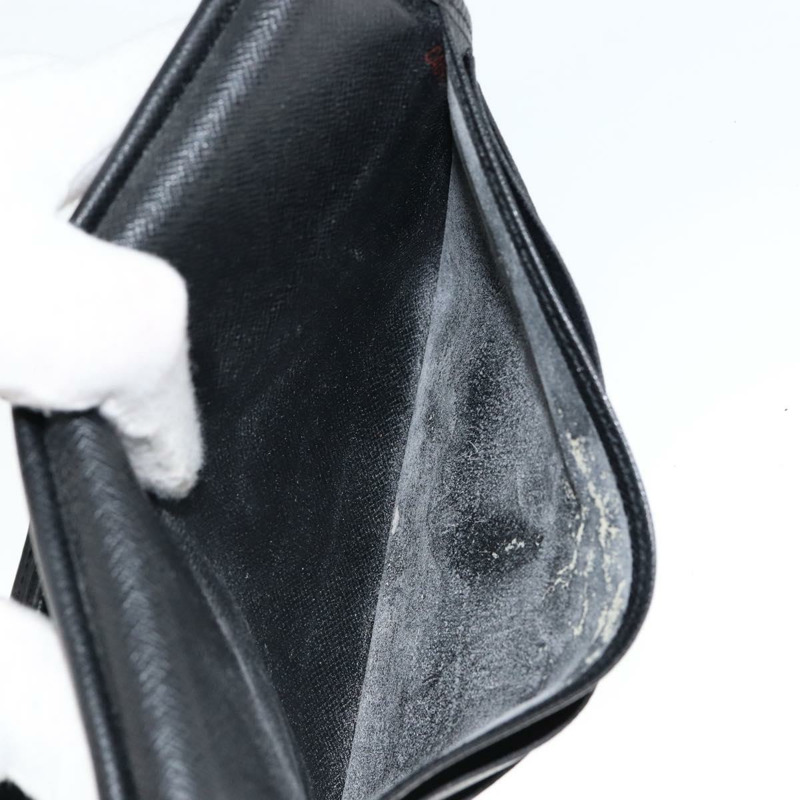 【日本直送】路易威登 Epi Porte Tresor 長版皮夾 黑色 M63382 LV Auth am9575-10