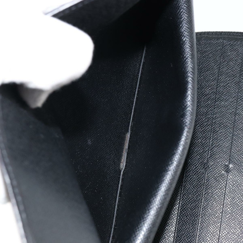 【日本直送】路易威登 Epi Porte Tresor 長版皮夾 黑色 M63382 LV Auth am9575-17