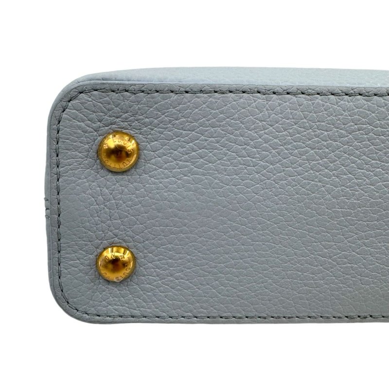 【3127】LV Capucines 藍色手提/斜挎包 牛皮 小號-7