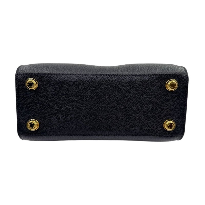 【2056】 Louis Vuitton Mini City Steamer with Python Handle in Black Taurillon Leather GHW-5