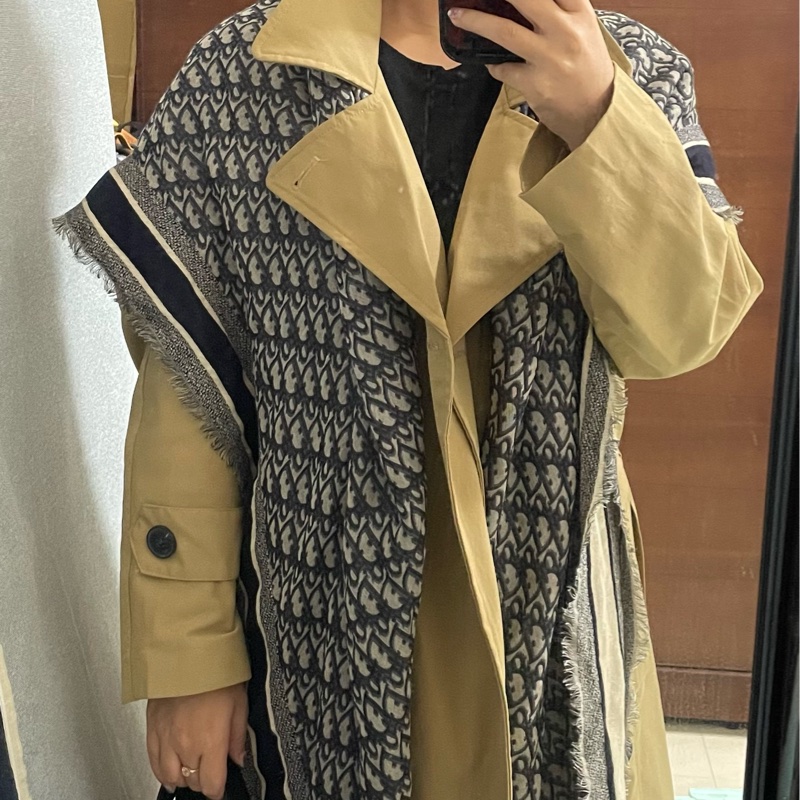 Dior Oblique 披肩 披巾 圍巾 絲巾-1