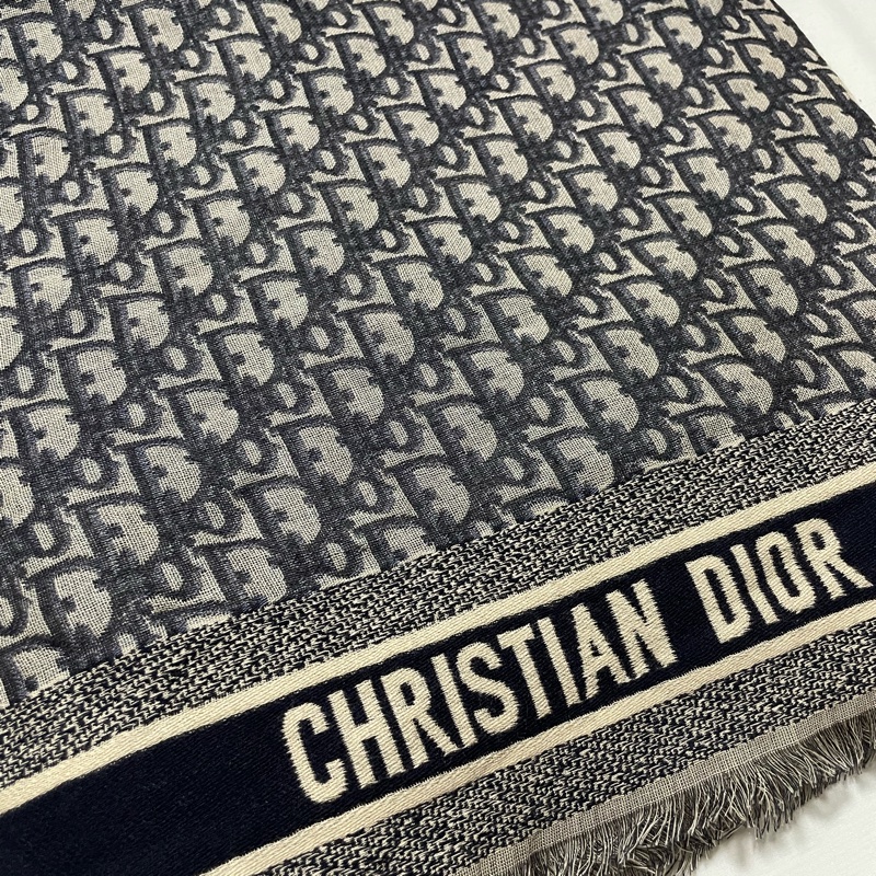 Dior Oblique 披肩 披巾 圍巾 絲巾-5