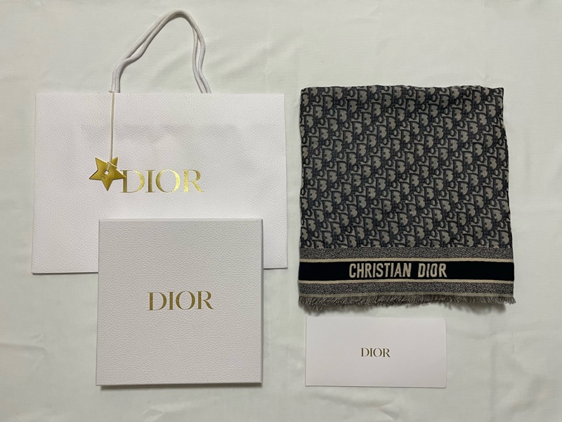 Dior Oblique 披肩 披巾 圍巾 絲巾-11