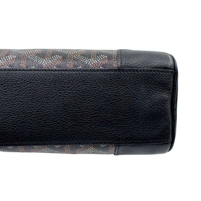 【2557】GOYARD 西貢mini手提包 黑色老花 牛皮 BLACK-13