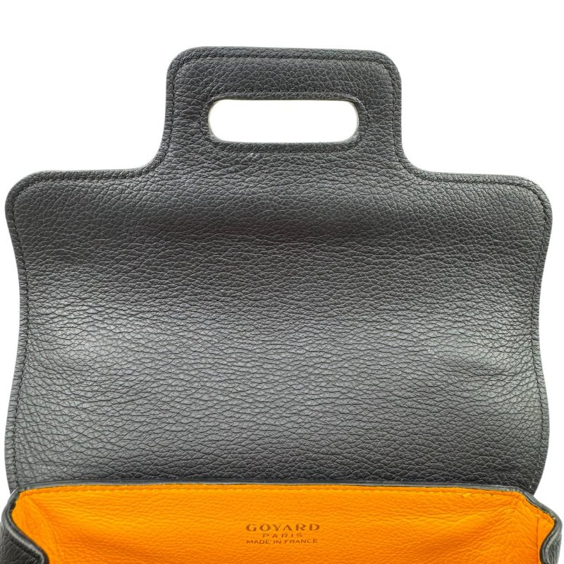 【2557】GOYARD 西貢mini手提包 黑色老花 牛皮 BLACK-14