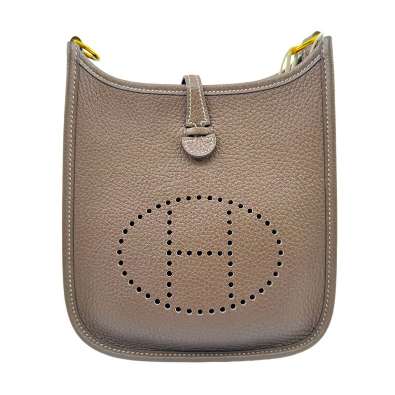【2476】愛馬仕Hermes EVELYNE 16 大象灰 TC皮 mini Y刻-1