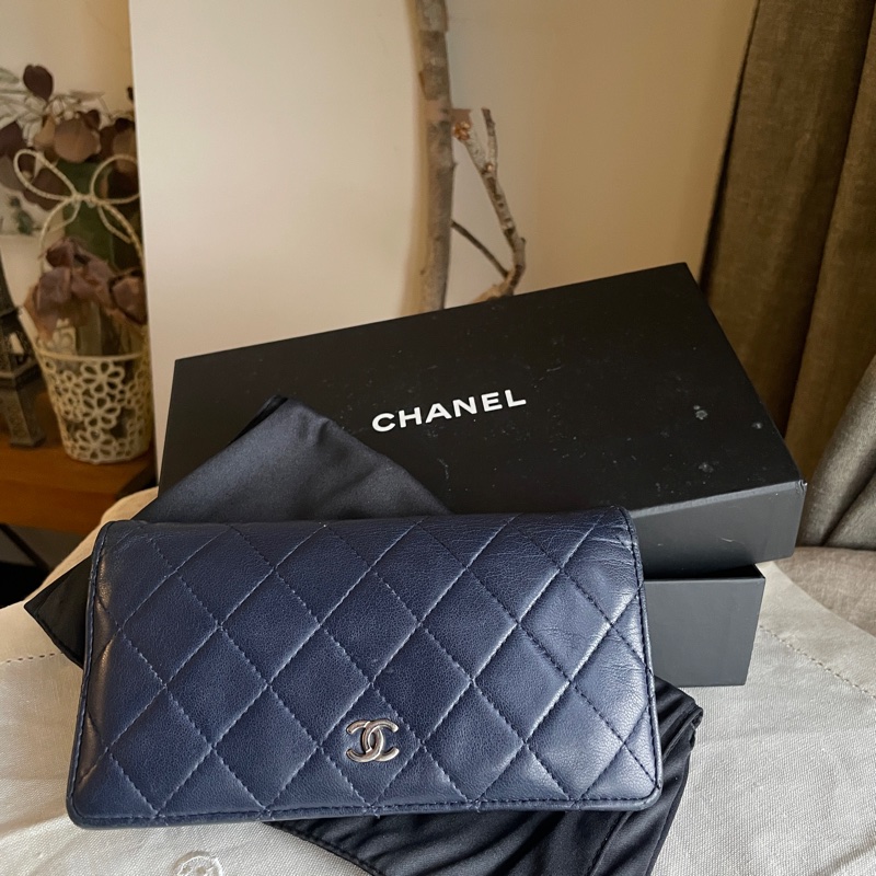 CHANEL長夾/錢包/卡包🎀 ➕長帶/長鍊成WOC斜背或側背🎀卡夾/卡包/對折🎀經典款🎀手機可入🎀正品🎀況可-2