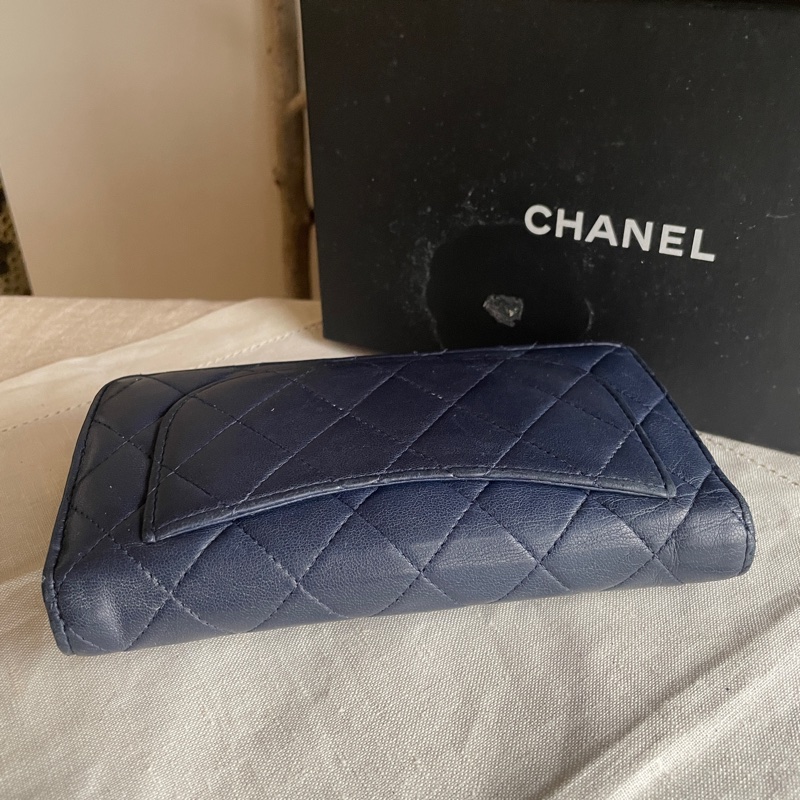 CHANEL長夾/錢包/卡包🎀 ➕長帶/長鍊成WOC斜背或側背🎀卡夾/卡包/對折🎀經典款🎀手機可入🎀正品🎀況可-6