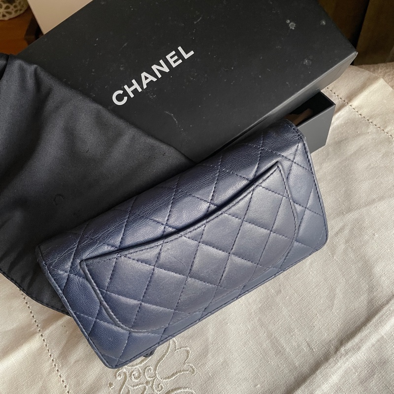 CHANEL長夾/錢包/卡包🎀 ➕長帶/長鍊成WOC斜背或側背🎀卡夾/卡包/對折🎀經典款🎀手機可入🎀正品🎀況可-8