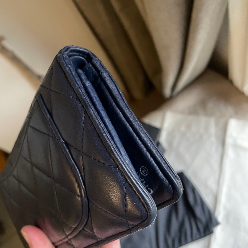 CHANEL長夾/錢包/卡包🎀 ➕長帶/長鍊成WOC斜背或側背🎀卡夾/卡包/對折🎀經典款🎀手機可入🎀正品🎀況可-14