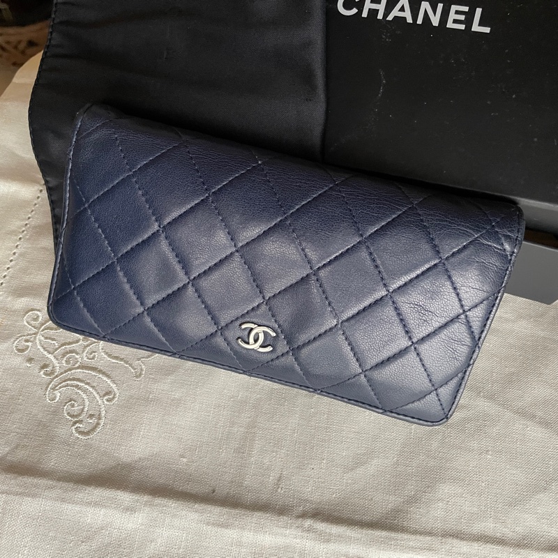 CHANEL長夾/錢包/卡包🎀 ➕長帶/長鍊成WOC斜背或側背🎀卡夾/卡包/對折🎀經典款🎀手機可入🎀正品🎀況可-20