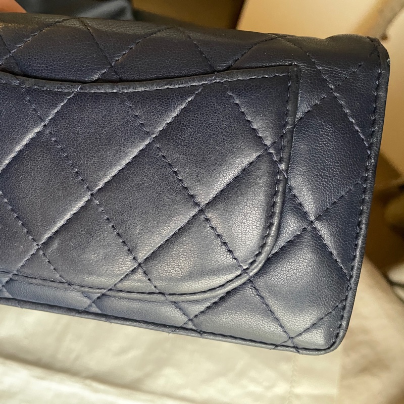 CHANEL長夾/錢包/卡包🎀 ➕長帶/長鍊成WOC斜背或側背🎀卡夾/卡包/對折🎀經典款🎀手機可入🎀正品🎀況可-22
