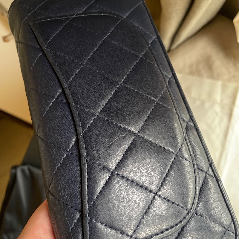 CHANEL長夾/錢包/卡包🎀 ➕長帶/長鍊成WOC斜背或側背🎀卡夾/卡包/對折🎀經典款🎀手機可入🎀正品🎀況可-24