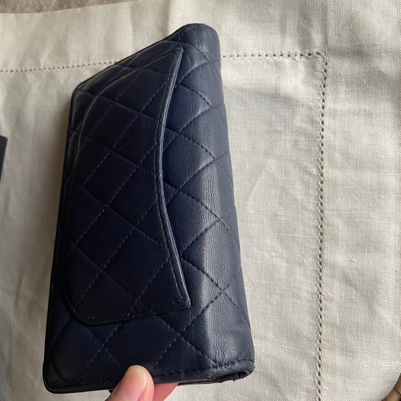 CHANEL長夾/錢包/卡包🎀 ➕長帶/長鍊成WOC斜背或側背🎀卡夾/卡包/對折🎀經典款🎀手機可入🎀正品🎀況可-25