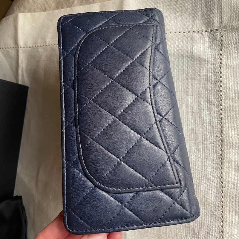 CHANEL長夾/錢包/卡包🎀 ➕長帶/長鍊成WOC斜背或側背🎀卡夾/卡包/對折🎀經典款🎀手機可入🎀正品🎀況可-26